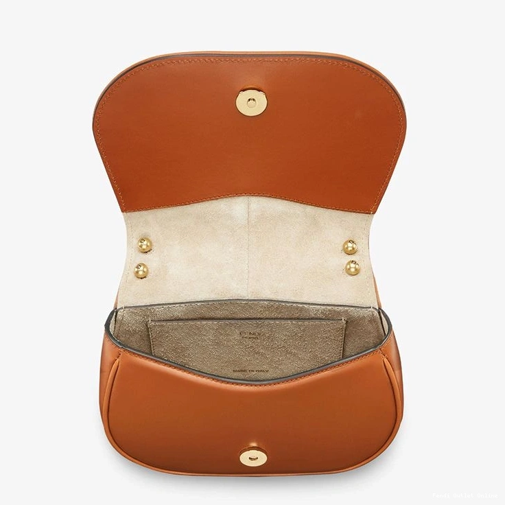 Affordable Bag C'mon Calf Leather Fendi Mini Brown In 0817